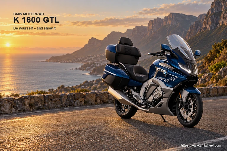 BMW Motorrad K 1600 GTL Blue Ridge Mountain metallic gallery slot 01 hero view