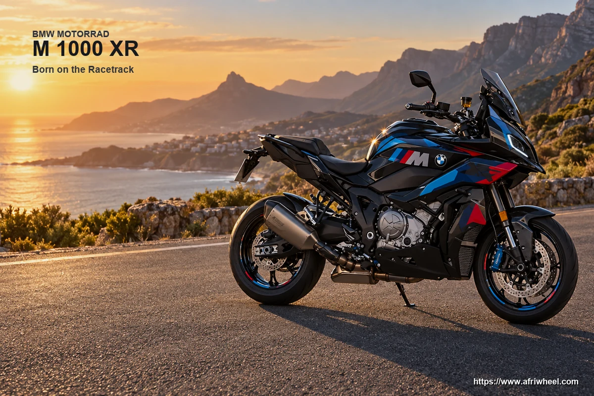 BMW Motorrad M 1000 XR Blackstorm metallic / M Motorsport gallery slot 01 hero view
