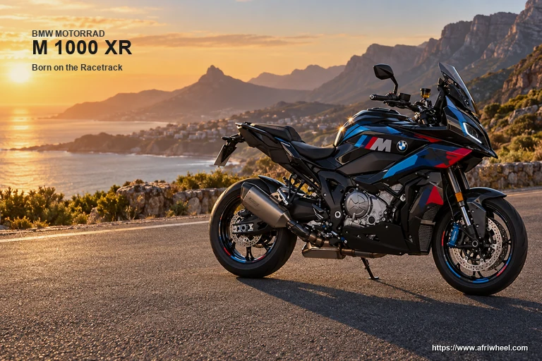 BMW Motorrad M 1000 XR Blackstorm metallic / M Motorsport gallery slot 01 hero view
