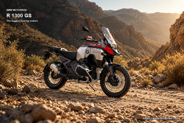 BMW Motorrad R 1300 GS Adventure Light White Racing Red hero front three quarter production view