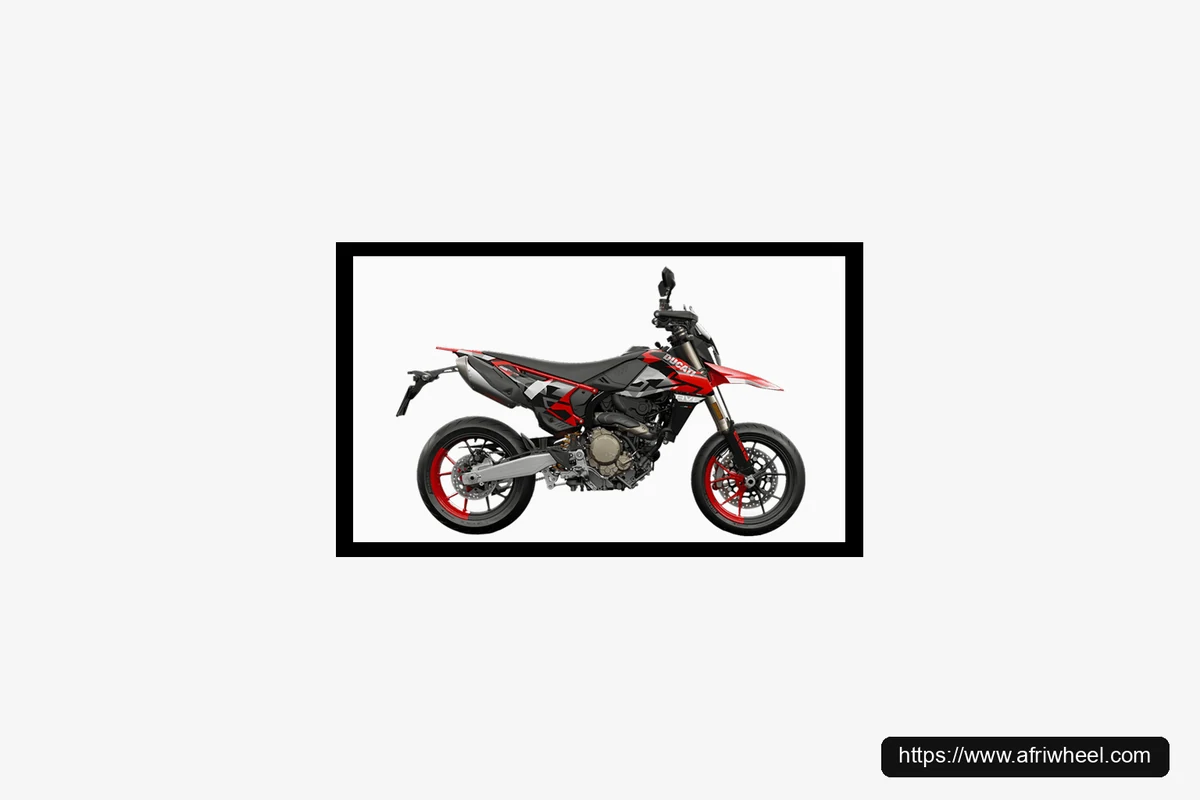 Ducati Hypermotard 698 Mono Nera official South African reference hero three quarter