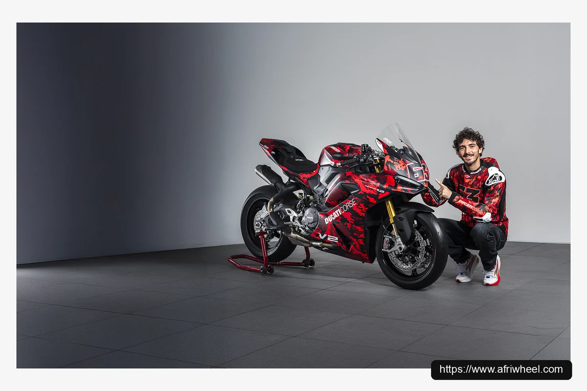 Ducati Panigale V2 FB63 official South African reference hero three quarter