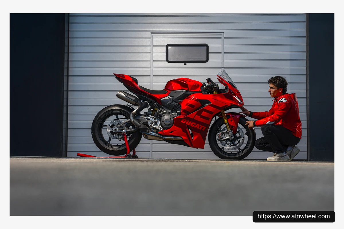 Ducati Panigale V2 official South African reference hero three quarter