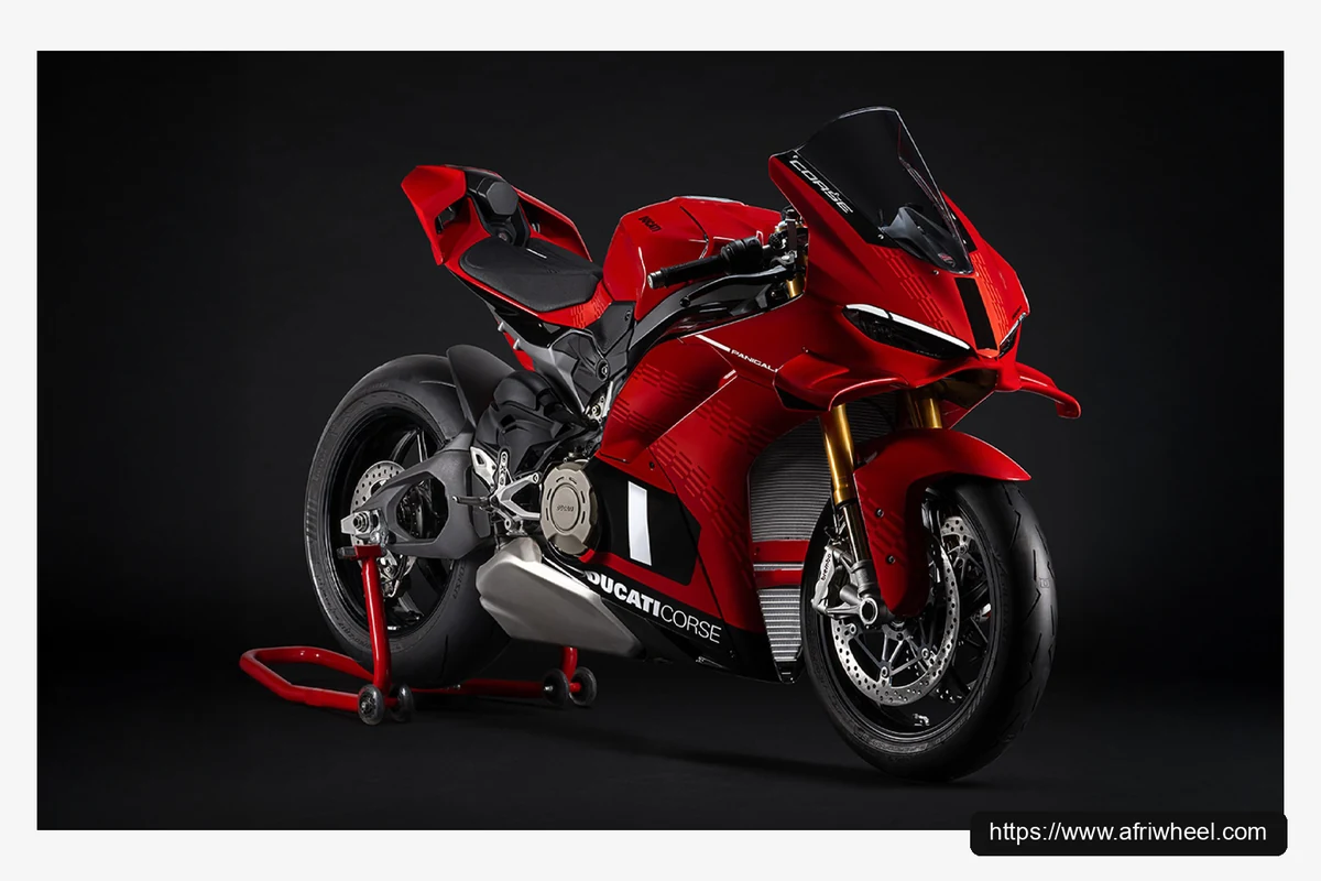 Ducati Panigale V4 S official South African reference hero three quarter