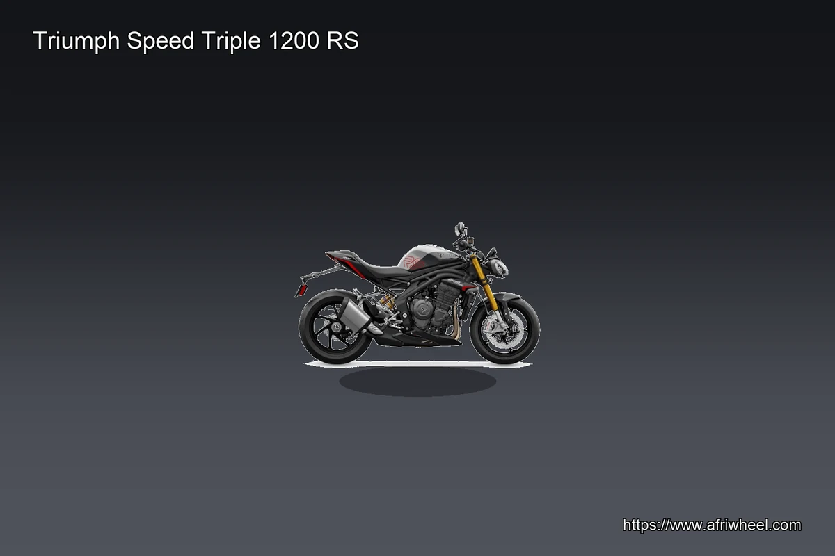Triumph Speed Triple 1200 RS official South African reference hero three quarter